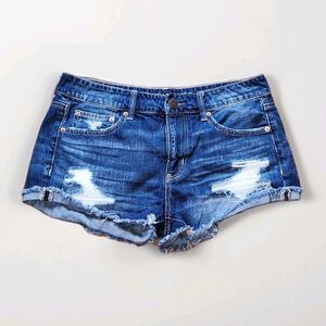 American Eagle Tomgirl Shortie Denim Shorts – 2018 - Size 6